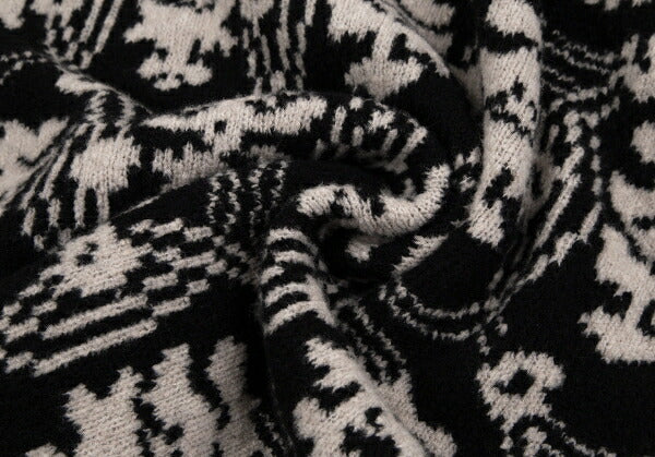 DRIES VAN NOTEN Cashmere Blend Scarf Black