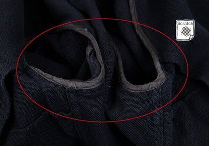 tricot COMME des GARCONS Linen Cotton Jacket Blue Size S