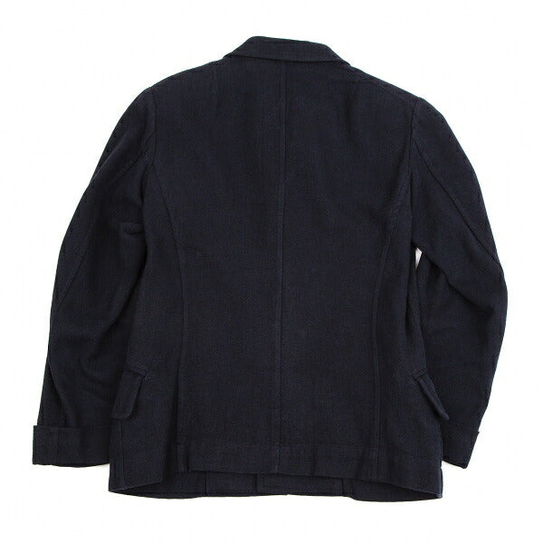 tricot COMME des GARCONS Linen Cotton Jacket Blue Size S