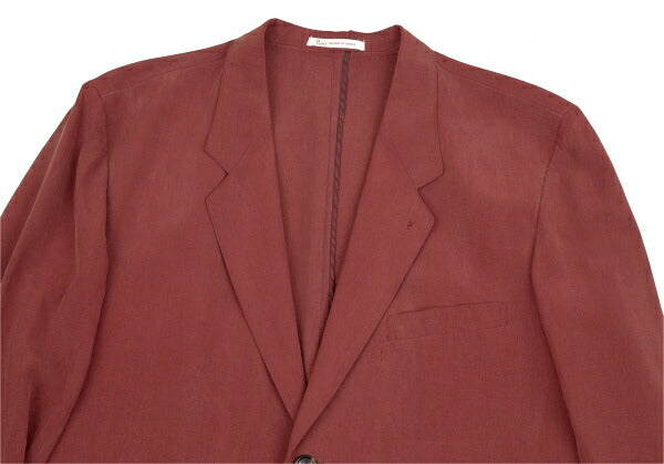 Papas Silk 3-Button Jacket Bordeaux Size L48