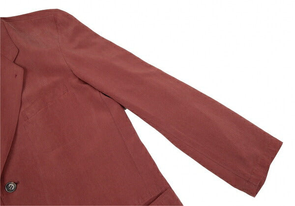 Papas Silk 3-Button Jacket Bordeaux Size L48