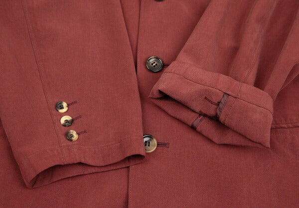 Papas Silk 3-Button Jacket Bordeaux Size L48