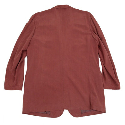 Papas Silk 3-Button Jacket Bordeaux Size L48