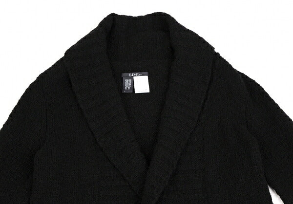 LIMI feu Wool Blend Shawl Buttonless Cardigan Black Size S