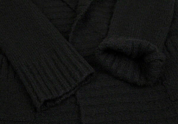 LIMI feu Wool Blend Shawl Buttonless Cardigan Black Size S
