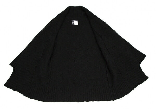 LIMI feu Wool Blend Shawl Buttonless Cardigan Black Size S