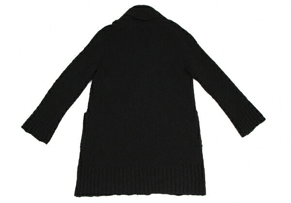 LIMI feu Wool Blend Shawl Buttonless Cardigan Black Size S
