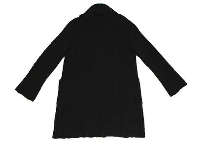 LIMI feu Wool Blend Shawl Buttonless Cardigan Black Size S