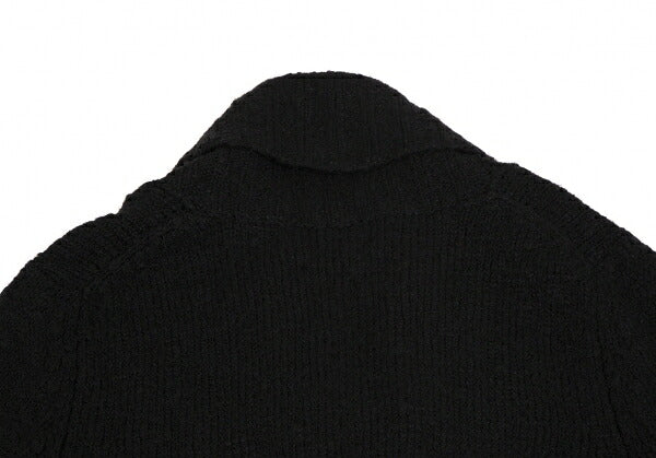 LIMI feu Wool Blend Shawl Buttonless Cardigan Black Size S