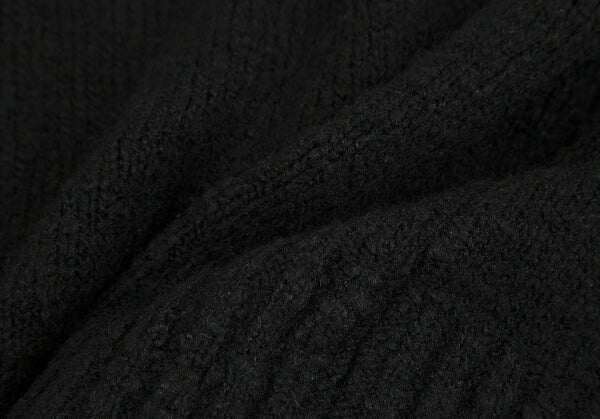 LIMI feu Wool Blend Shawl Buttonless Cardigan Black Size S