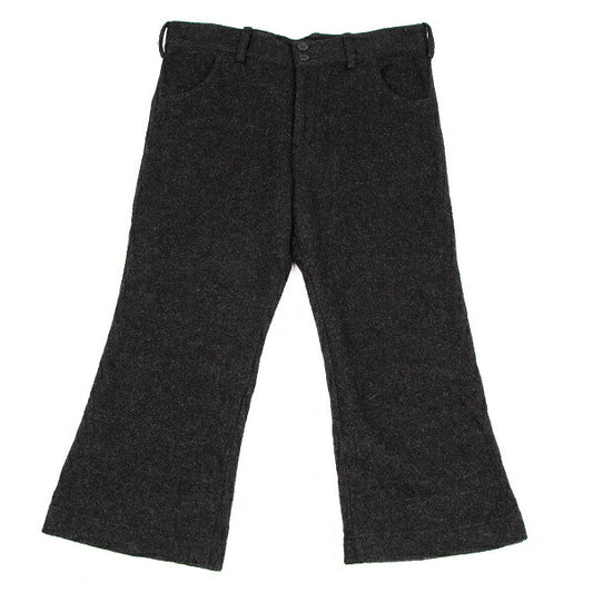 Y's Compressed Wool Cropped Pants Gray Size 3