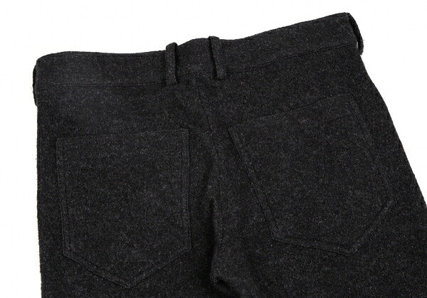 Y's Compressed Wool Cropped Pants Gray Size 3