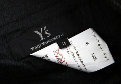 Y's Compressed Wool Cropped Pants Gray Size 3