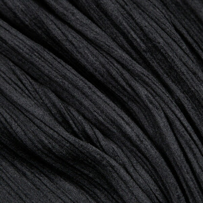 PLEATS PLEASE Pleated Velour Skirt Black Size 2