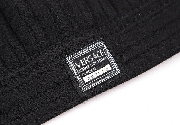 VERSACE JEAN COUTURE Medusa Quilted Jacket Black Size S