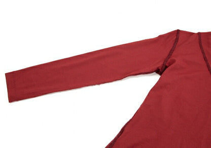 Jean Paul GAULTIER FEMME Stretch V-Neck Top Red Size 40