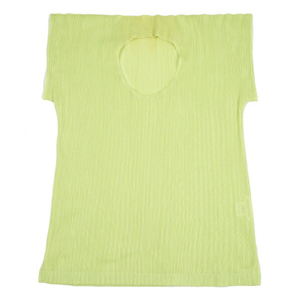 PLEATS PLEASE Mesh Flat Design Short Light Green Size 3