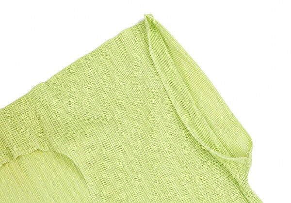 PLEATS PLEASE Mesh Flat Design Short Light Green Size 3
