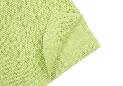 PLEATS PLEASE Mesh Flat Design Short Light Green Size 3