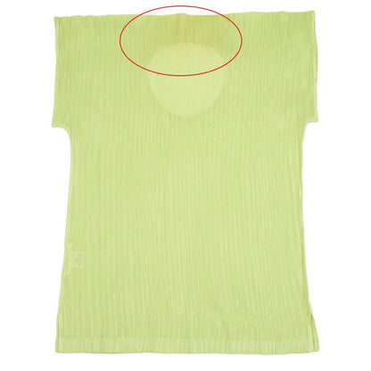 PLEATS PLEASE Mesh Flat Design Short Light Green Size 3
