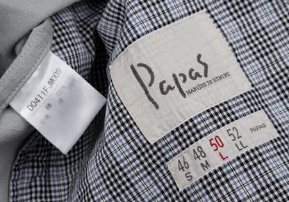 Papas Cotton Coverall Jacket Light Gray Size 50L