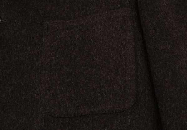 Papas Inner Check Beaver Piping Jacket Dark Brown Size 48M