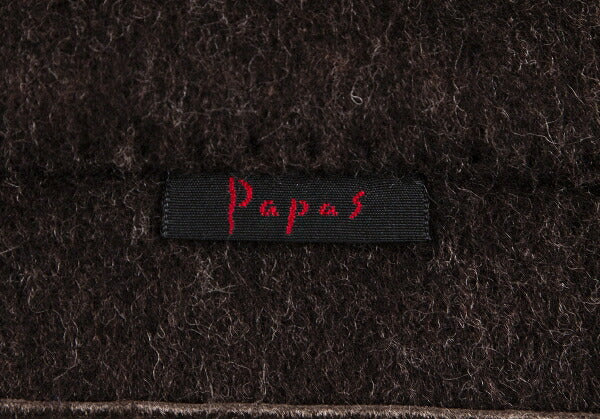 Papas Inner Check Beaver Piping Jacket Dark Brown Size 48M