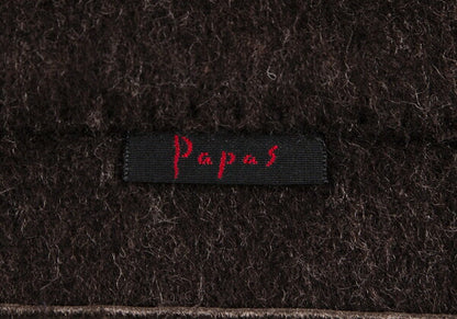 Papas Inner Check Beaver Piping Jacket Dark Brown Size 48M