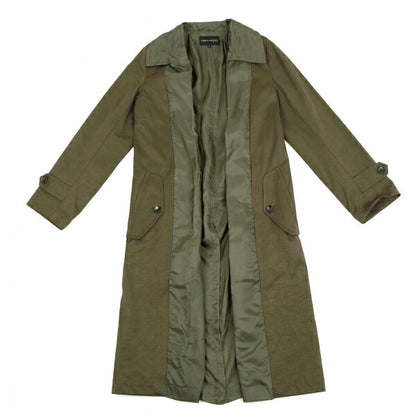 COMME des GARCONS Lapel Buttonless Coat Olive Size M