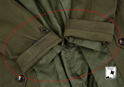 COMME des GARCONS Lapel Buttonless Coat Olive Size M