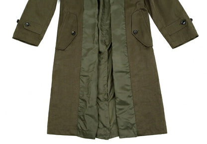 COMME des GARCONS Lapel Buttonless Coat Olive Size M