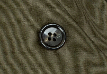 COMME des GARCONS Lapel Buttonless Coat Olive Size M