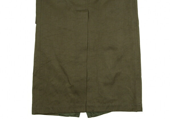 COMME des GARCONS Lapel Buttonless Coat Olive Size M
