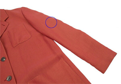 Jean Paul GAULTIER CLASSIQUE Red Hem Jacket Size 42