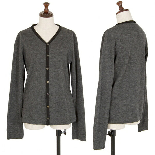 COMME des GARCONS Tricot Piping Cardigan Charcoal Size M
