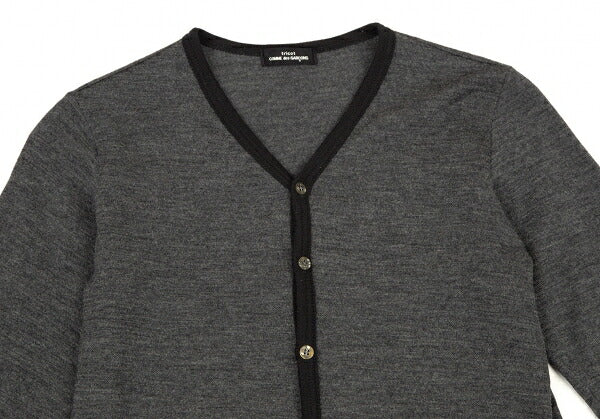 COMME des GARCONS Tricot Piping Cardigan Charcoal Size M