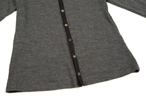 COMME des GARCONS Tricot Piping Cardigan Charcoal Size M