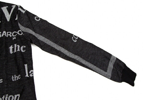 COMME des GARCONS Message Wool Blend Cardigan Size S