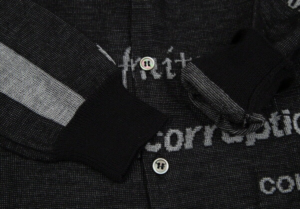 COMME des GARCONS Message Wool Blend Cardigan Size S