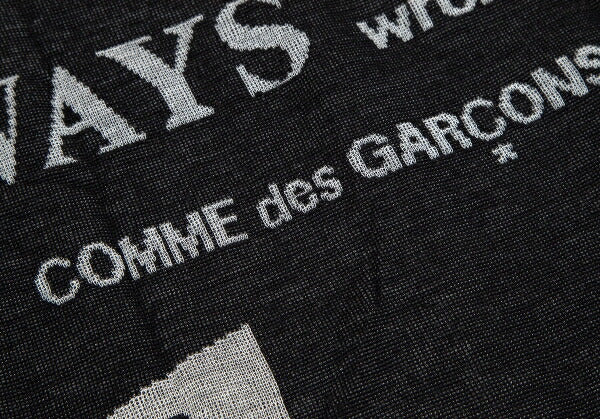 COMME des GARCONS Message Wool Blend Cardigan Size S