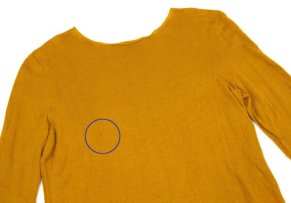 Y's Cotton Colorblock Knit Sweater Mustard Size 2