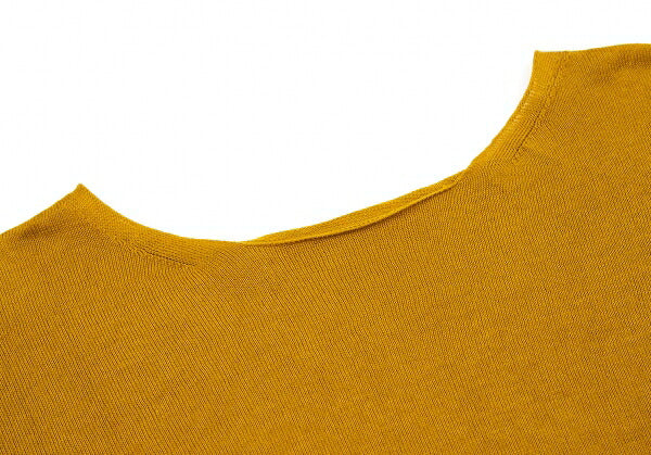 Y's Cotton Colorblock Knit Sweater Mustard Size 2