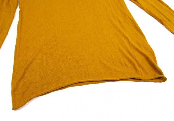 Y's Cotton Colorblock Knit Sweater Mustard Size 2