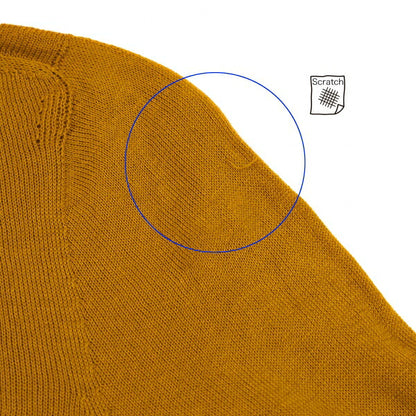 Y's Cotton Colorblock Knit Sweater Mustard Size 2