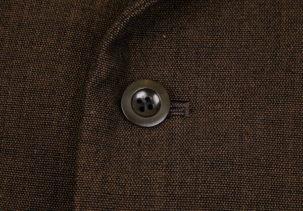 Y's Wool Cotton Wide Silhouette Jacket Brown Size 3