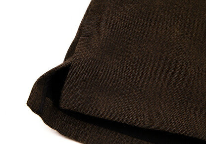 Y's Wool Cotton Wide Silhouette Jacket Brown Size 3