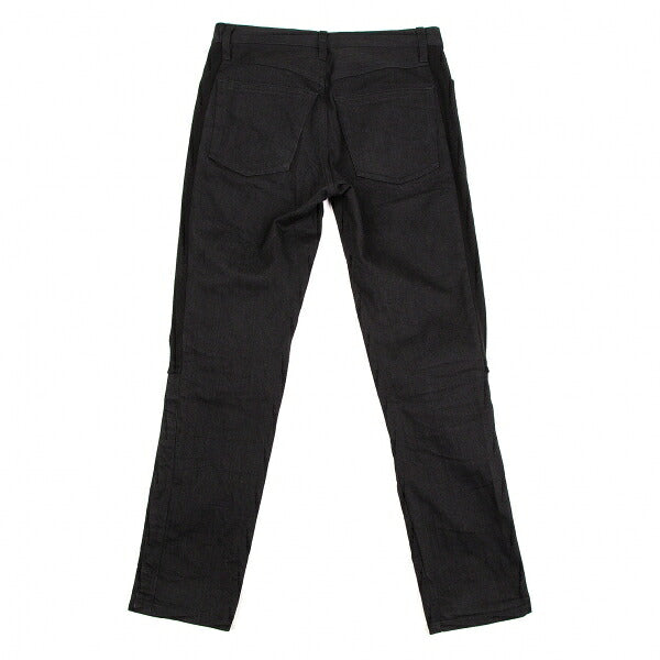 Y's Side Rib Stretch Cotton Pants Black Size 1