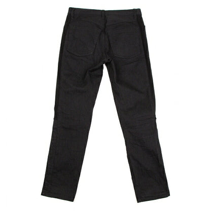 Y's Side Rib Stretch Cotton Pants Black Size 1