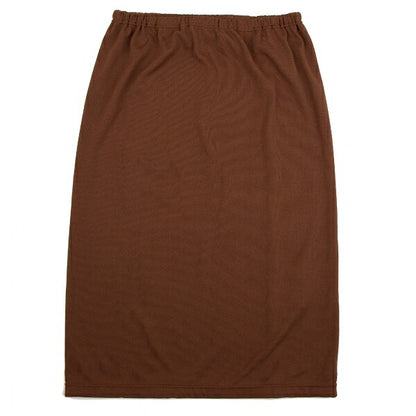 COMME des GARCONS Polyester Drawstring Skirt Brown Size S
