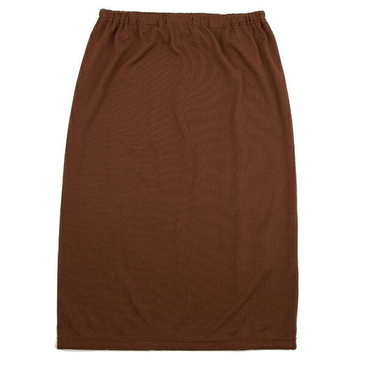 COMME des GARCONS Polyester Drawstring Skirt Brown Size S